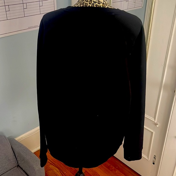 Brunette the label crewneck sweater, black with silver letters size XL/XXL - Picture 3 of 4